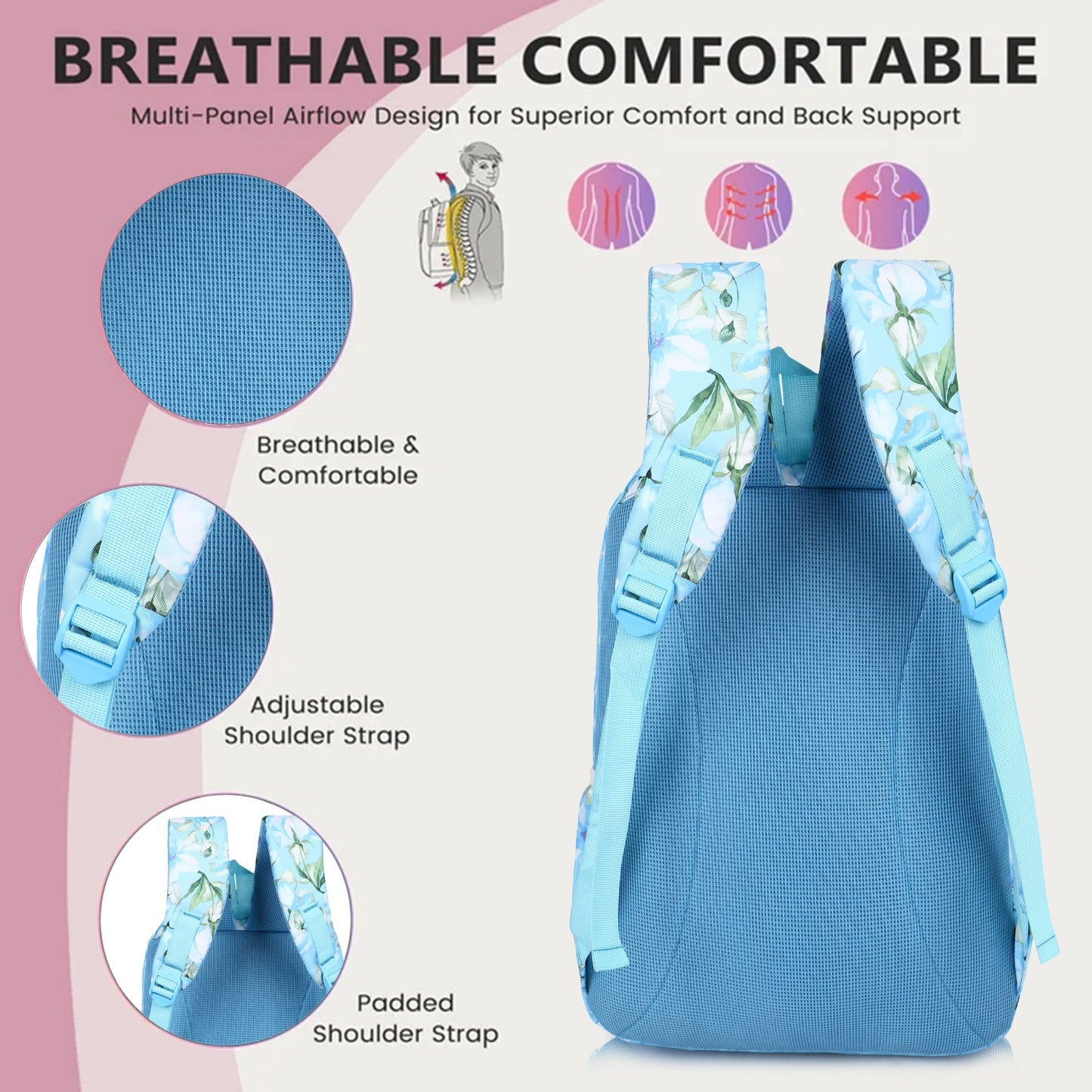 School bag for Girls (Age: 8-16)